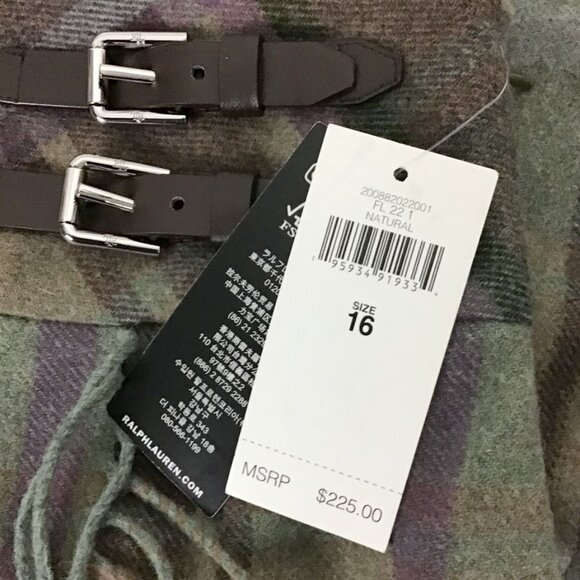 Lauren Ralph Lauren Plaid Fringe Trim Tweed Mini Skirt - Picture 12 of 13